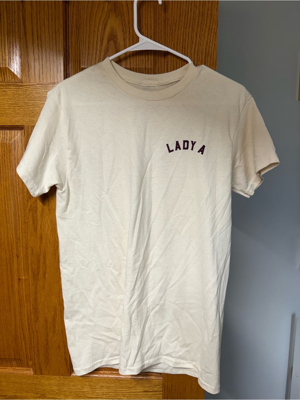 Lady A Cream Short Sleeve Graphic Tee